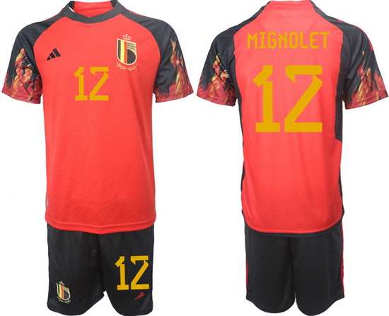 Men FIFA 2022 Belgium Soccer Jersey 013