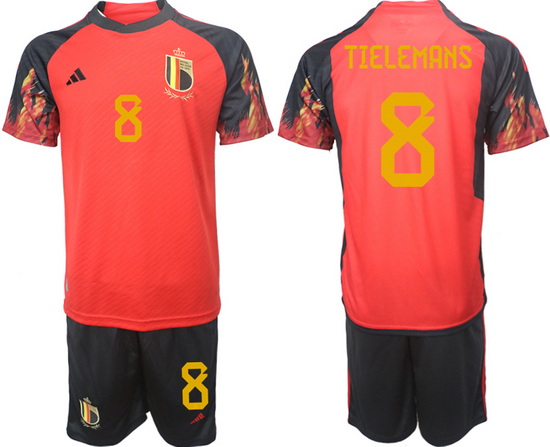 Men FIFA 2022 Belgium Soccer Jersey 016