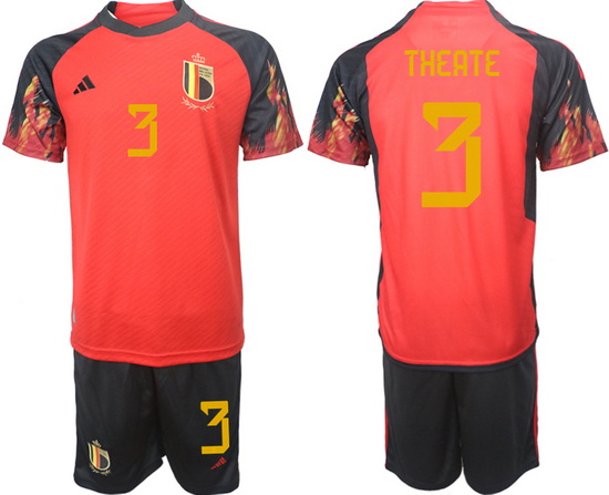 Men FIFA 2022 Belgium Soccer Jersey 020