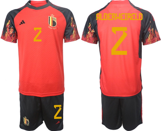 Men FIFA 2022 Belgium Soccer Jersey 021