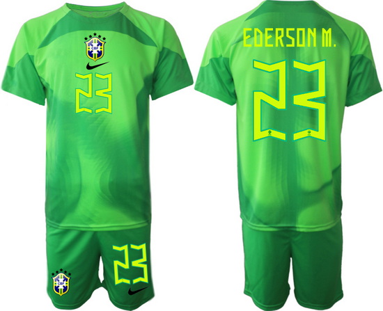 Men FIFA 2022 Brazil Soccer Jersey 001
