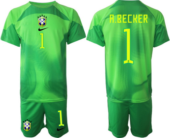 Men FIFA 2022 Brazil Soccer Jersey 002