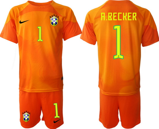 Men FIFA 2022 Brazil Soccer Jersey 005