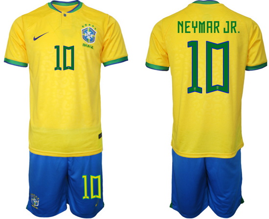 Men FIFA 2022 Brazil Soccer Jersey 023