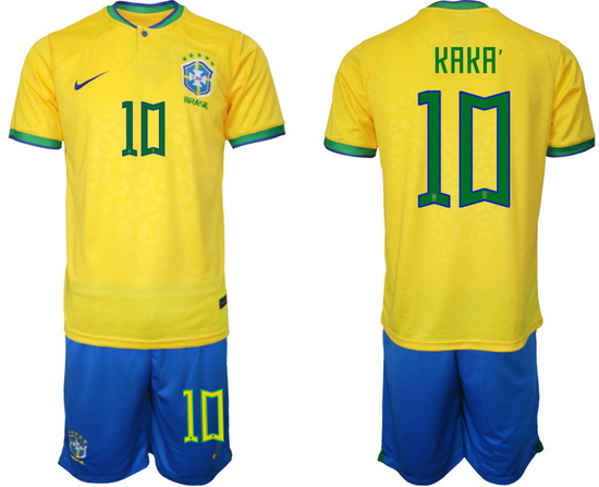 Men FIFA 2022 Brazil Soccer Jersey 024