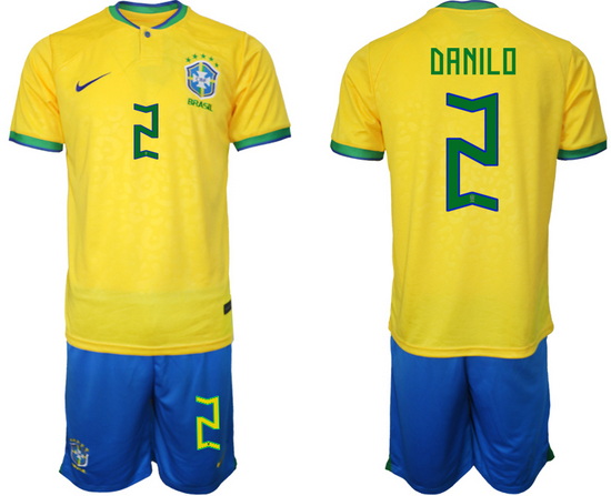 Men FIFA 2022 Brazil Soccer Jersey 033