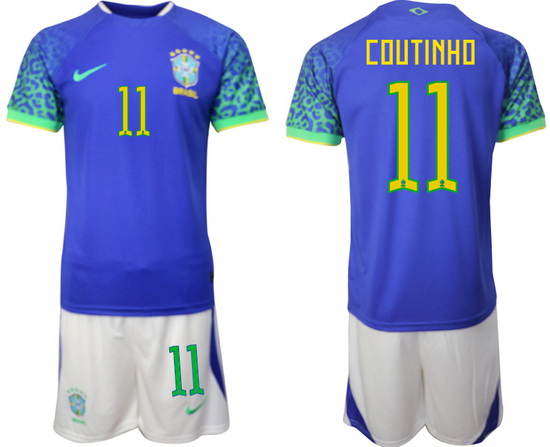 Men FIFA 2022 Brazil Soccer Jersey 047