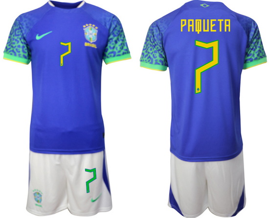 Men FIFA 2022 Brazil Soccer Jersey 055