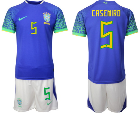 Men FIFA 2022 Brazil Soccer Jersey 056