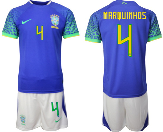 Men FIFA 2022 Brazil Soccer Jersey 057