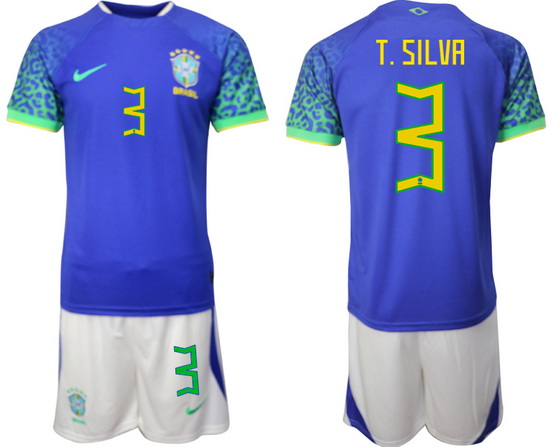 Men FIFA 2022 Brazil Soccer Jersey 058