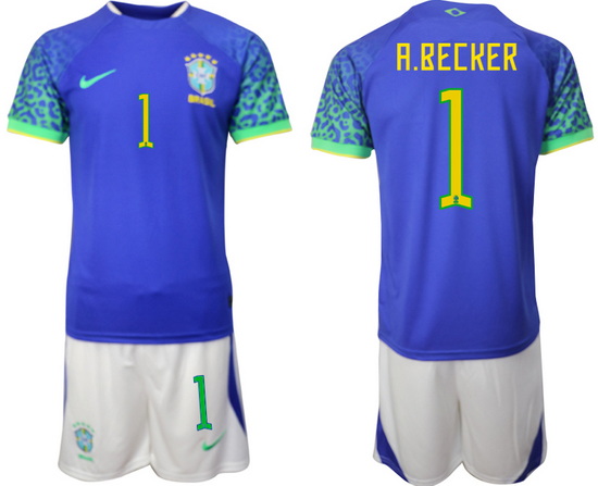 Men FIFA 2022 Brazil Soccer Jersey 060