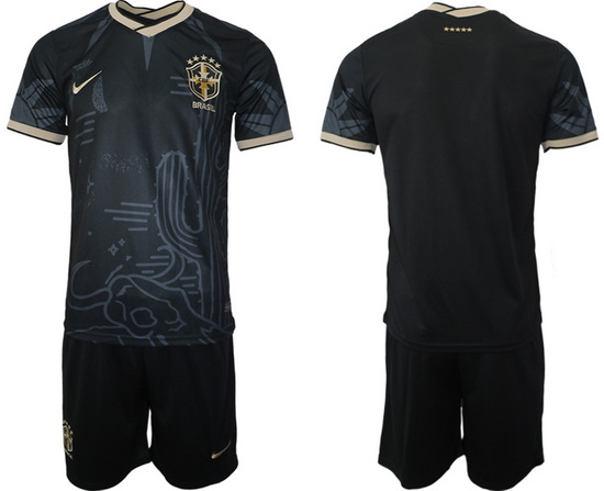Men FIFA 2022 Brazil Soccer Jersey 062