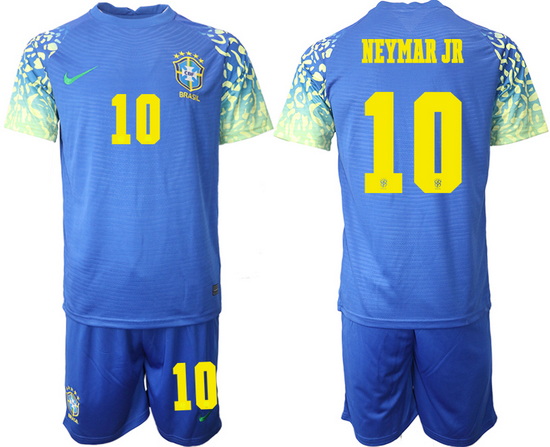 Men FIFA 2022 Brazil Soccer Jersey 073