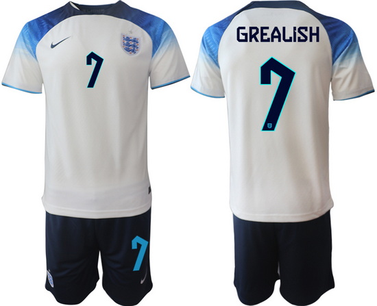 Men FIFA 2022 England Soccer Jersey 016