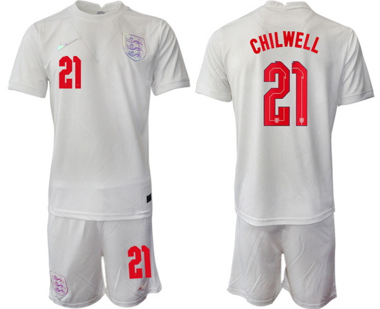 Men FIFA 2022 England Soccer Jersey 059