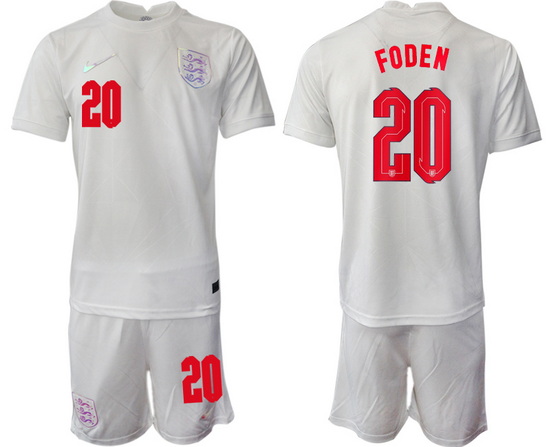 Men FIFA 2022 England Soccer Jersey 060