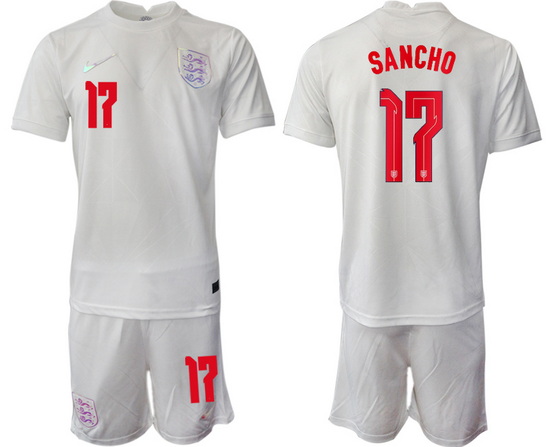 Men FIFA 2022 England Soccer Jersey 063