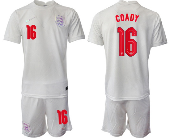 Men FIFA 2022 England Soccer Jersey 064