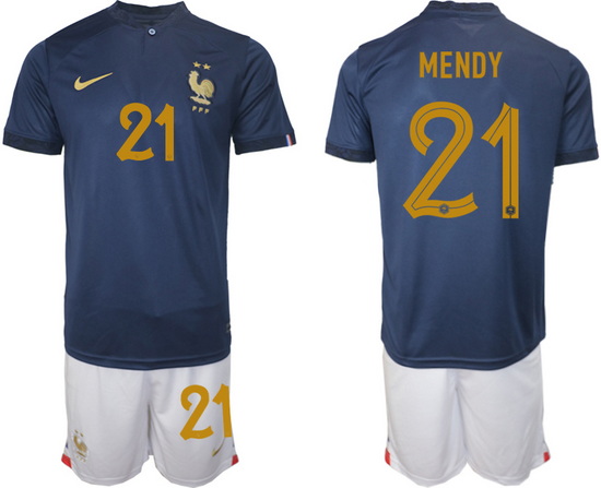 Men FIFA 2022 France Soccer Jersey 001