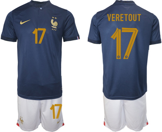 Men FIFA 2022 France Soccer Jersey 003