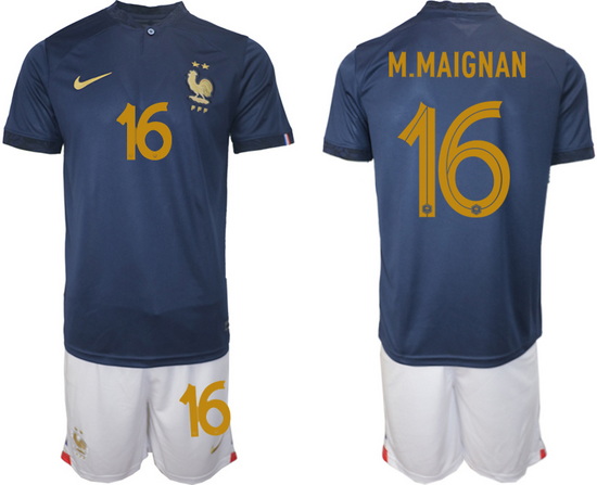 Men FIFA 2022 France Soccer Jersey 004