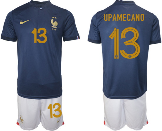 Men FIFA 2022 France Soccer Jersey 009