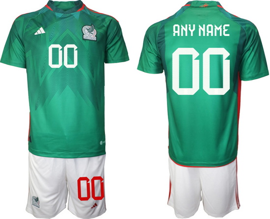 Men FIFA 2022 Mexico Soccer Customized Jersey 001