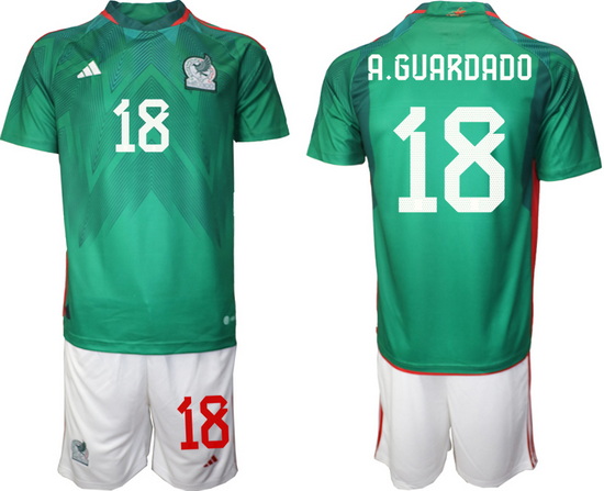 Men FIFA 2022 Mexico Soccer Jersey 005