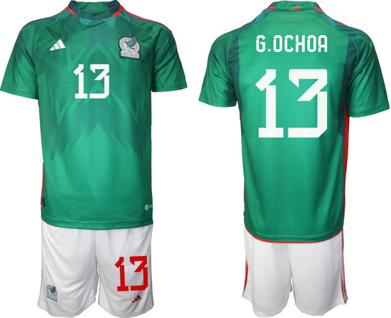 Men FIFA 2022 Mexico Soccer Jersey 009