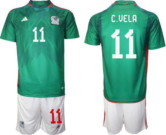 Men FIFA 2022 Mexico Soccer Jersey 010