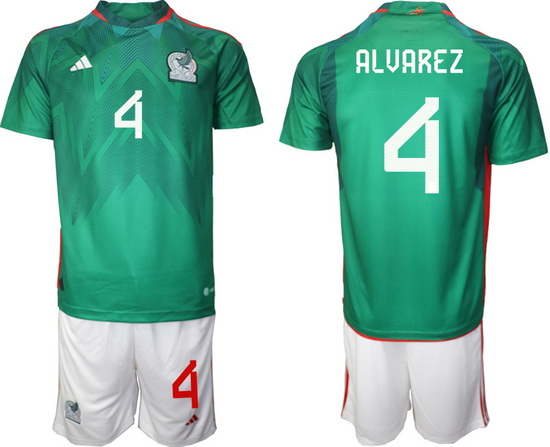 Men FIFA 2022 Mexico Soccer Jersey 013