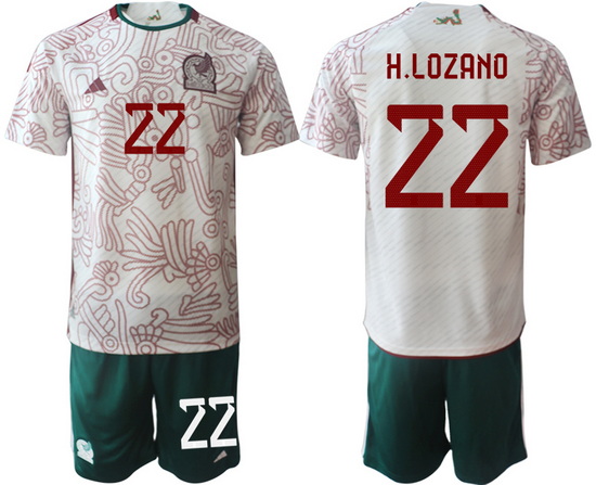 Men FIFA 2022 Mexico Soccer Jersey 020