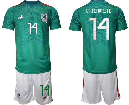 Men FIFA 2022 Mexico Soccer Jersey 037