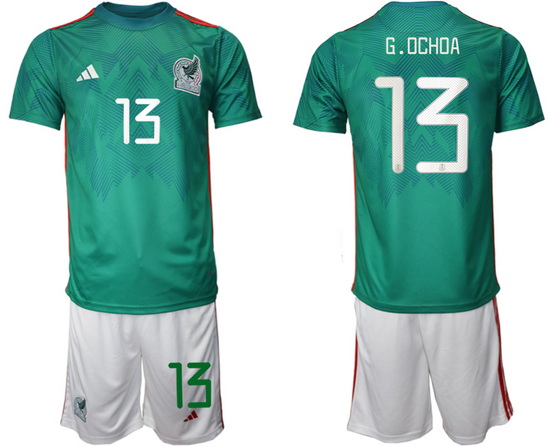 Men FIFA 2022 Mexico Soccer Jersey 039
