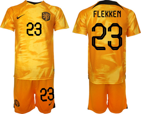 Men FIFA 2022 Netherlands Soccer Jersey 009
