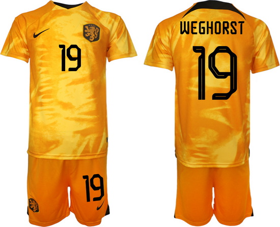Men FIFA 2022 Netherlands Soccer Jersey 013