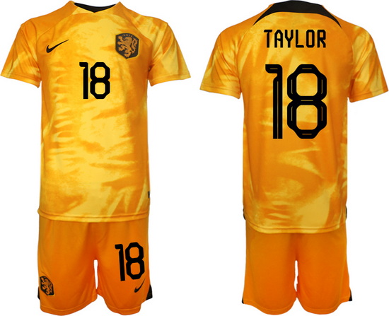 Men FIFA 2022 Netherlands Soccer Jersey 014