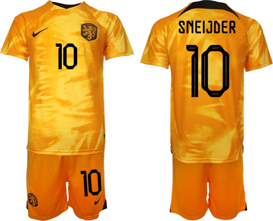 Men FIFA 2022 Netherlands Soccer Jersey 023