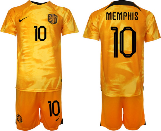 Men FIFA 2022 Netherlands Soccer Jersey 024