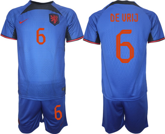 Men FIFA 2022 Netherlands Soccer Jersey 057