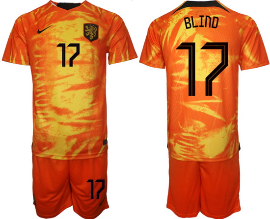 Men FIFA 2022 Netherlands Soccer Jersey 068