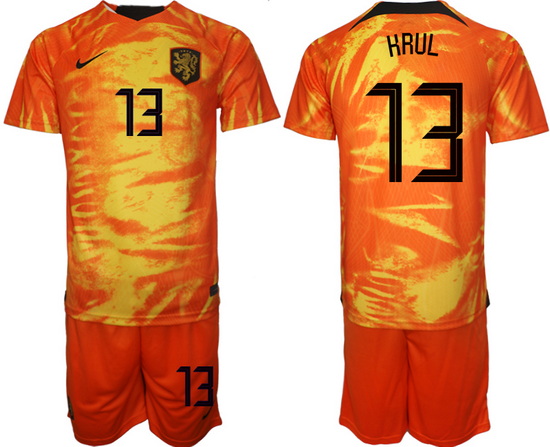 Men FIFA 2022 Netherlands Soccer Jersey 069