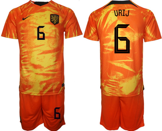 Men FIFA 2022 Netherlands Soccer Jersey 073