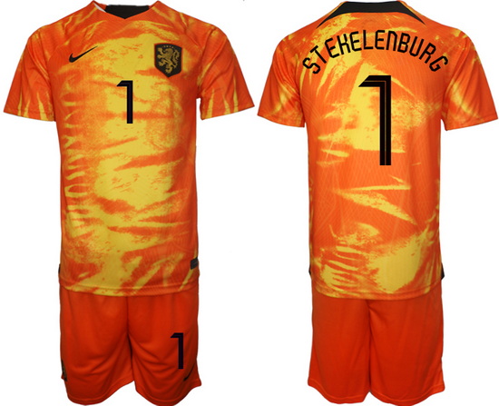 Men FIFA 2022 Netherlands Soccer Jersey 076