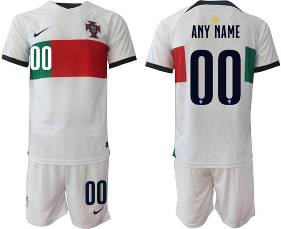 Men FIFA 2022 Portugal Soccer Customized Jersey 001