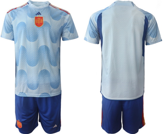Men FIFA 2022 Spain Soccer Customized Jersey 028