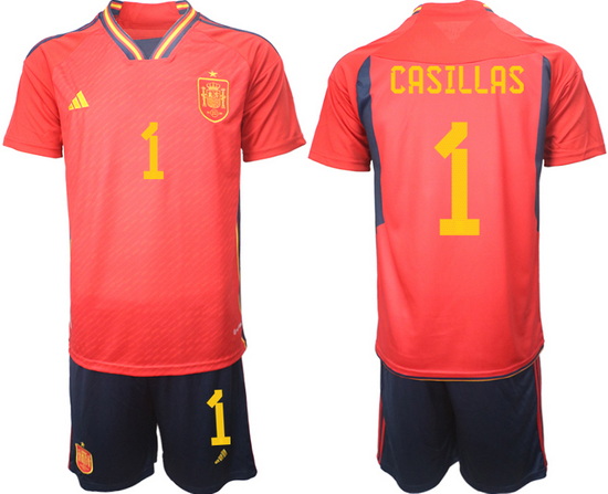Men FIFA 2022 Spain Soccer Jersey 021