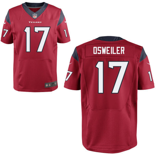 2016 nike New Houston Texans  17 Brock Osweiler red  elite jerseys