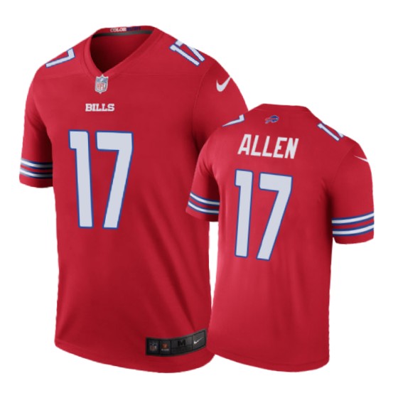 17 color rush josh allenred jersey